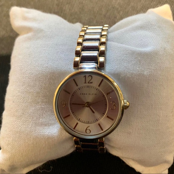 Anne Klein Women's AK/1871 Y121E Two-Tone Bracelet - Picture 2 of 4